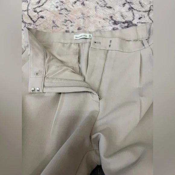 Abercrombie & Fitch Sloane Tailored Wide Leg Pant Size 12 - Picture 6 of 9